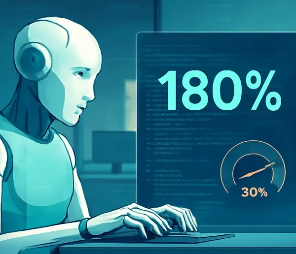 AI เขียนโค้ดพุ่ง 180%: ประสิทธิภาพจริงแค่ 30%? วงการสะเทือน!